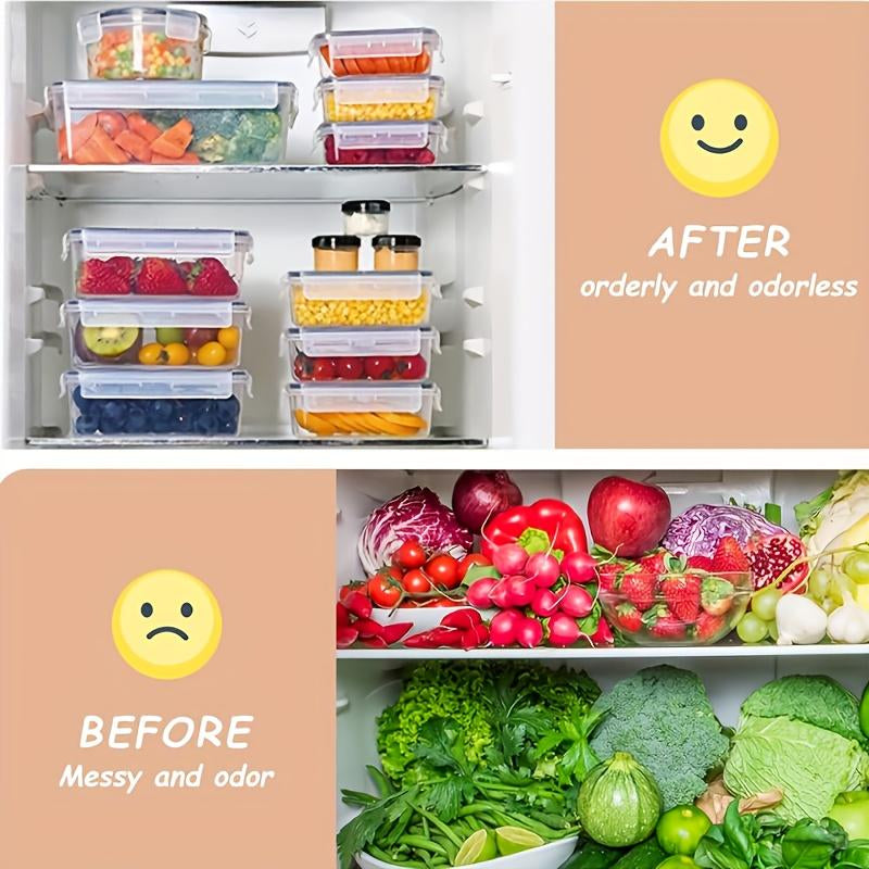 Essential 48-Piece Food Storage Box Set with 24 Lids & 24 Containers Sealed Plastic Utensil Set for Pantry Travel Outdoor Picnic Kitchen Tidying Includes Labels Markings Glass Milk